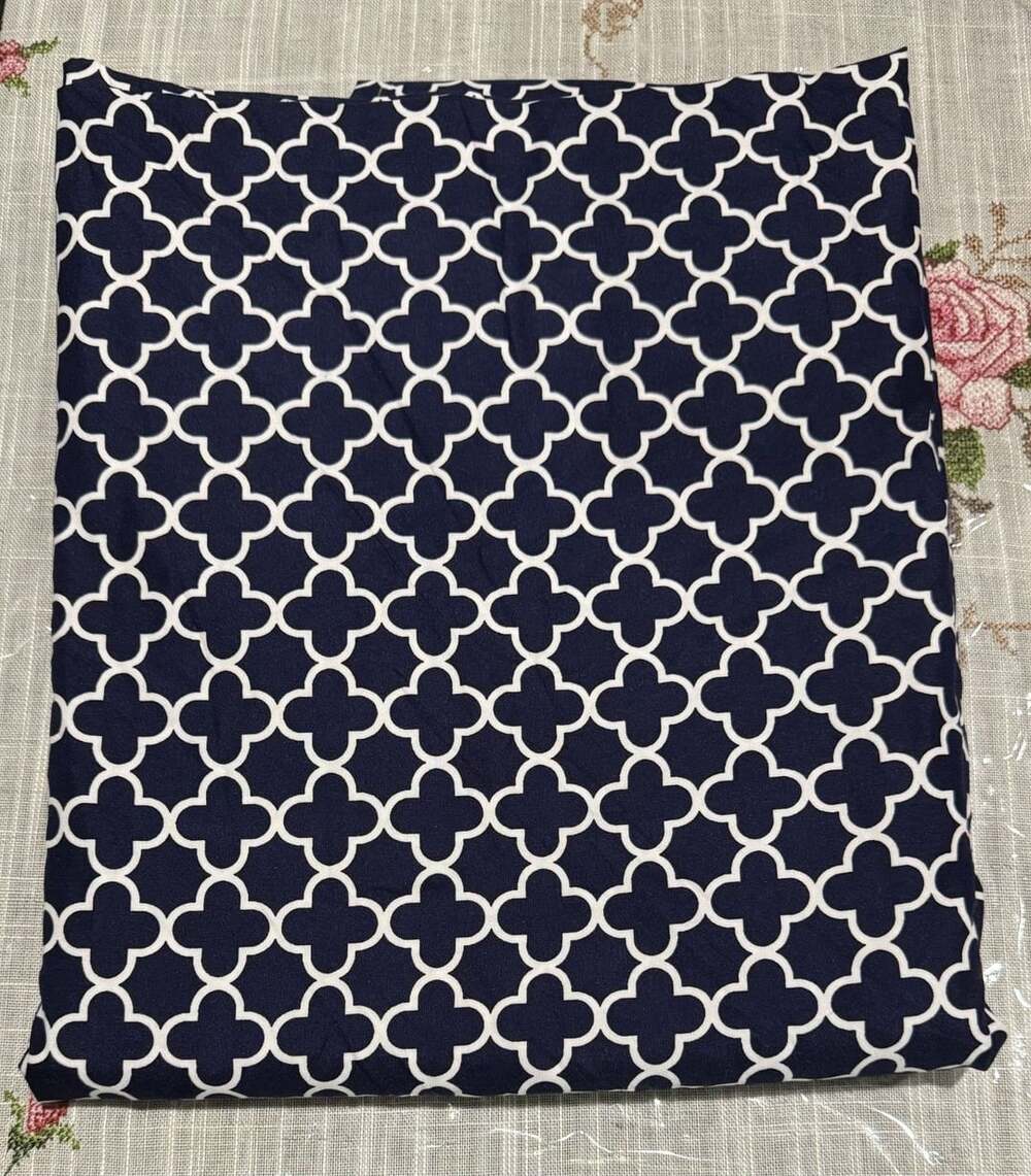 Flat bed sheet - Full Size - Microfiber-Navy Blue